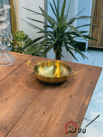 ظرف گود 20سانت استیل طلایی