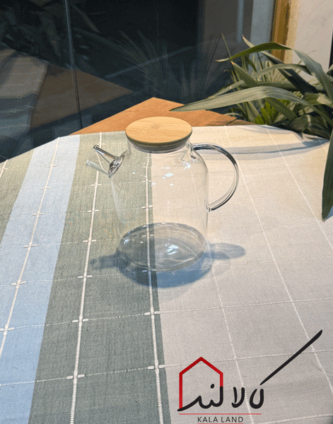 قوری پیرکس درب بامبو 1800 میل